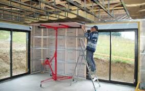 Photo de galerie - Pose placo, bandes, enduit, ratissage, raillage, faux plafond, isolation