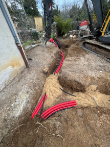 Photo de galerie - Pose de réseau