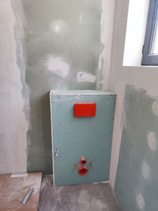 Photo de galerie - Pose toilette suspendue 