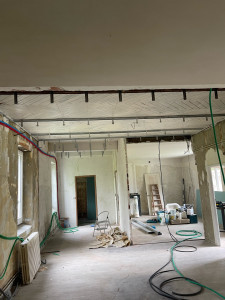 Photo de galerie - Préparation four rénovation, appartement le Placo a été posé les joints et la peinture