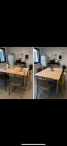 Photo de galerie - Avant après salle à manger 