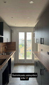 Photo de galerie - Pose de toutes l’électricité dans une cuisine