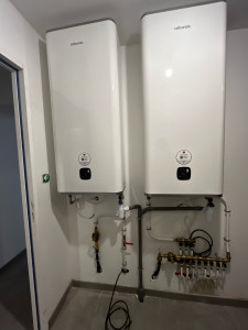 Photo de galerie - Pose lineo extra plat + raccordement 