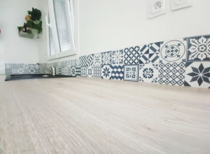 Photo de galerie - Pose de crédence dans une cuisine 