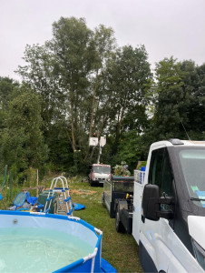 Photo de galerie - Intervention avec Camion, Nacelle et poly Benne