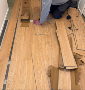 Photo de galerie - Pose de parquet - Revêtement de sol