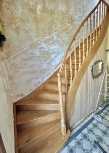 Photo de galerie - Renovation escalier bois