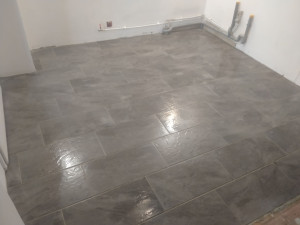 Photo de galerie - Pose de carrelage 