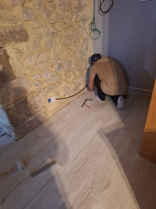 Photo de galerie - Pose de parquet - Revêtement de sol