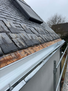 Photo de galerie - Pose de gouttière nantaise 