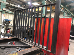 Photo de galerie - Fabrication barrière et pose 