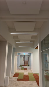 Photo de galerie - éclairage sur filin