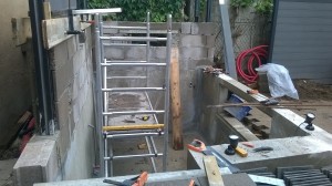 Photo de galerie - Construction  bassin  carpe