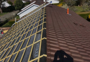 Photo de galerie - Changement de toiture complète 