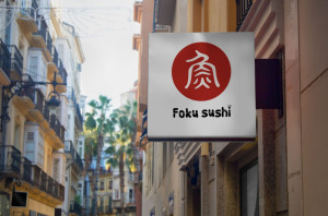 Photo de galerie - Réalisation d'un logo pour une conception d'une chaine de restauration japonaise 