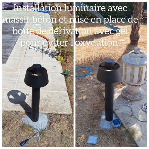 Photo de galerie - Pose luminaires 