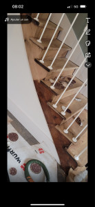 Photo de galerie - Ponçage escalier
