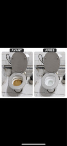 Photo de galerie - Débouchage complet du sanibroyeur avec évacuation des obstructions présentes dans le système. Remise en service et vérification du bon écoulement pour un fonctionnement normal de l’installation.