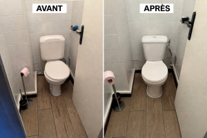 Photo de galerie - Dépose/repose d’un wc 