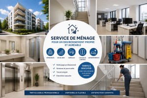 Photo de galerie -  mes services de nettoyage :  ✔️ Domicile ✔️ Bureaux ✔️ Locaux professionnels ✔️ Cabinets ✔️ Et autres besoins 