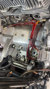 Photo de galerie - Intervention chez un client pour changement de vanne banjo sur Suzuki 550gt de 1975