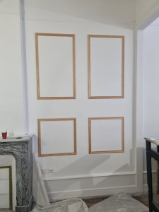 Photo de galerie - Pose de moulures 