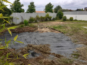 Photo de galerie - Rebouchage du bassin 