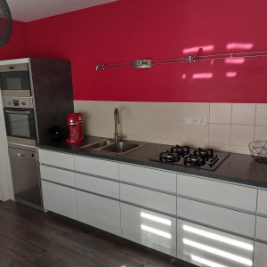 Photo de galerie - Cuisine - assemblage et instalation de l'ensemble...