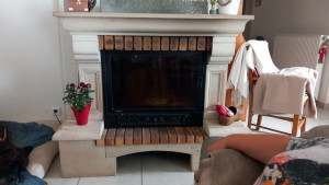 Photo de galerie - Instalation cheminée