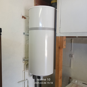 Photo de galerie - ...installation pour un chauffe-eau thermodynamique.