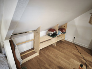 Photo de galerie - Meuble sur mesure sous comble