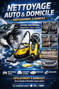 Photo de galerie - Nettoyage auto ou maison avec un 