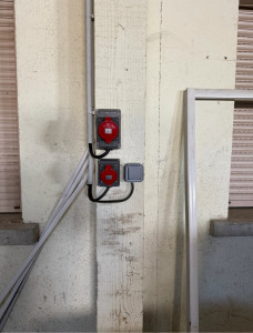 Photo de galerie - Pose de prise hypra 32A et 20A Monophasé et triphasé 