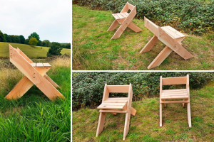 Photo de galerie - Chaises de jardin pliables