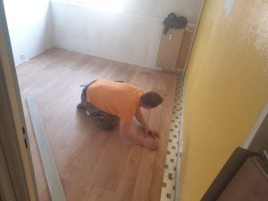 Photo de galerie - Pose de parquet - Revêtement de sol