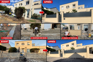 Photo de galerie - SPEED BINTOU DIABY – Entreprise de maçonnerie  Spécialisée dans tous travaux de maçonnerie : fondations, murs en parpaings, clôtures, piliers, enduit et finitions.  service de vos projets.