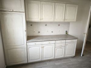 Photo de galerie - Peinture mur est meuble cuisine +carrelage