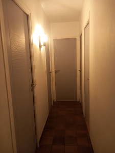 Photo de galerie - Remplacement de portes intérieur avec pose sur paumelles existantes (hors peinture)