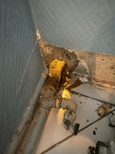 Photo de galerie - Réparation sur un tuyau chauffage 