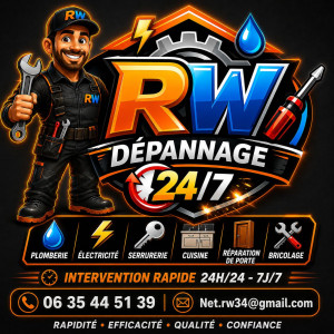 Photo de galerie - RW dépannage vous propose c'est services pour tout type d'assistance et travaux à 7j7 