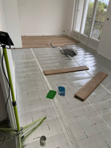 Photo de galerie - Pose de parquet - Revêtement de sol
