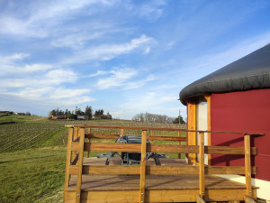 Photo de galerie - Terrasse pour une yourte 