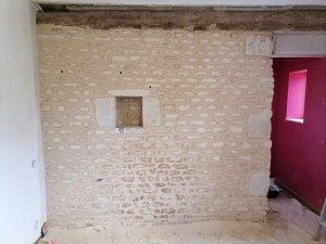 Photo de galerie - Rénovation d'un mur en pierre