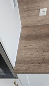 Photo de galerie - Renouvellement de joint silicone cuisine