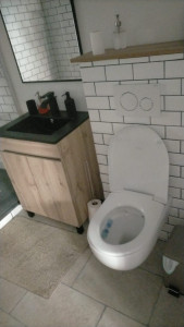 Photo de galerie - Salle de bain refaite et posée entièrement 