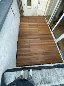 Photo de galerie - Terrasse bois sur plot 