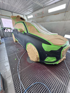 Photo de galerie - Mise en peinture Audi Q3 