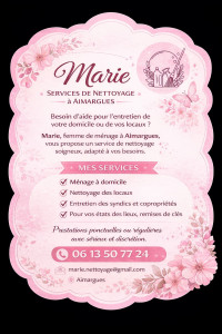 Photo de galerie - Bonjour je vous propose mes prestations