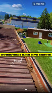 Photo de galerie - Nettoyage, entretien, toitures/terrasses 