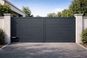 Photo de galerie - Pose de portail complet 